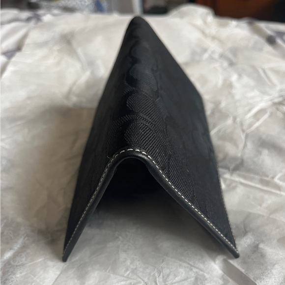 A Coach black wallet/checkbook - Picture 6 of 8